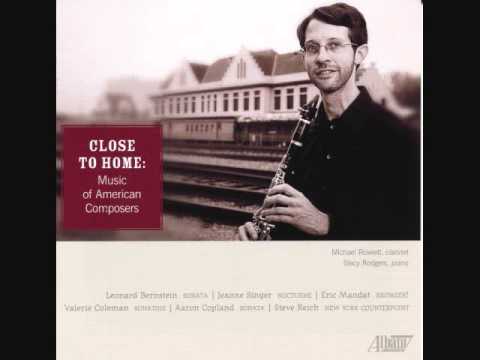 Coleman: Sonatine for B-flat Clarinet and Piano