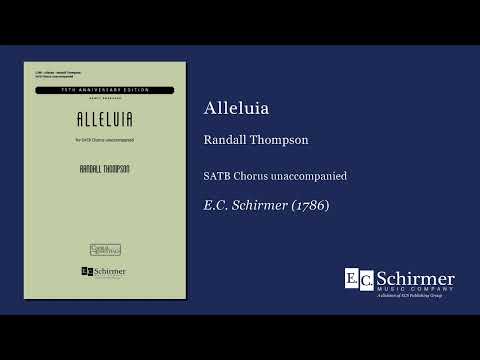 Thompson: Alleluia