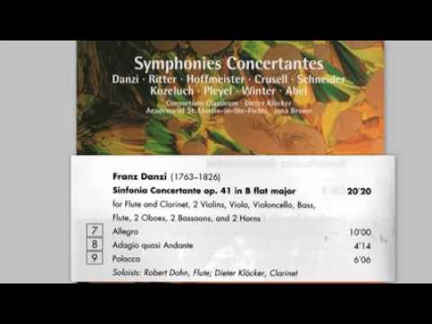 Danzi: Concertante for Flute and Clarinet, Op. 41
