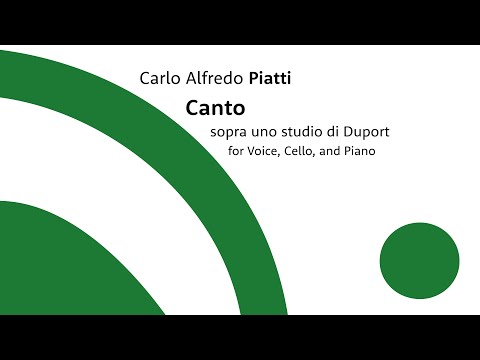 Piatti: Canto sopra uno studio di Duport