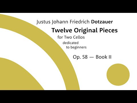 Dotzauer: Twelve Original Pieces, Op. 58 (Book 2)