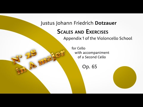 Dotzauer: Scales & Exercises, Appendix 1 from the Cello School, Op. 65