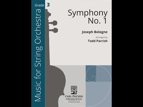 Saint-Georges: 1st Movement from Symphony in G Major, Op. 11, No. 1 (arr. for string orchestra)