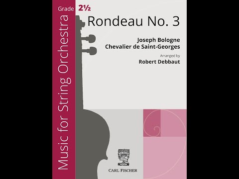 Saint-Georges: Rondeau No. 3 from 6 String Quartets, Op. 1 (arr. for string orchestra)