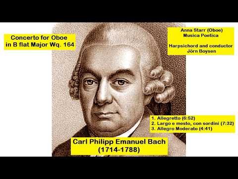 C.P.E. Bach: Oboe Concerto in B-flat Major, H 466, Wq. 164