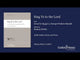 Handel: Sing Ye to the Lord from Israel in Egypt, HWV 54