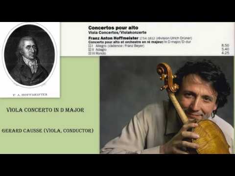 Hoffmeister: Viola Concerto in D Major