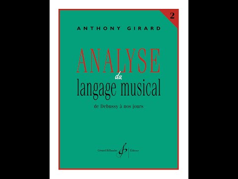 Analyse du langage musical - Volume 1 (de Corelli á Debussy)