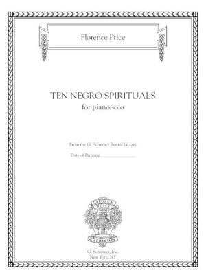 Price: Ten Negro Spirituals