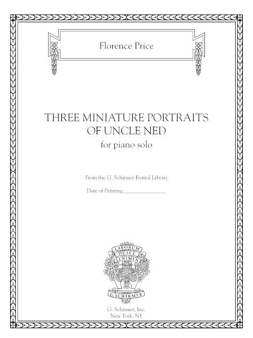 Price: Three Miniature Portraits of Uncle Ned