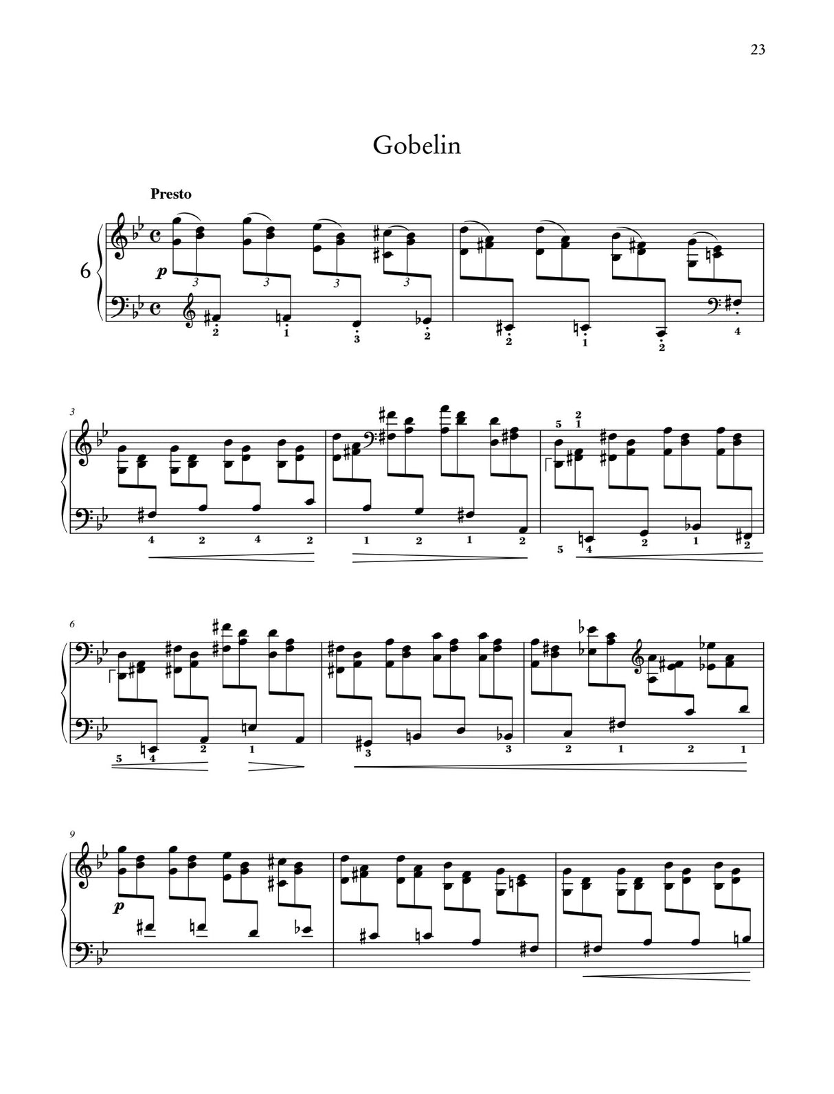 Sinding: 6 Piano Pieces, Op. 32
