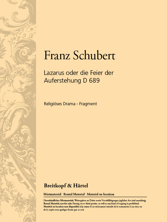 Lazarus oder Die Feier der Auferstehung