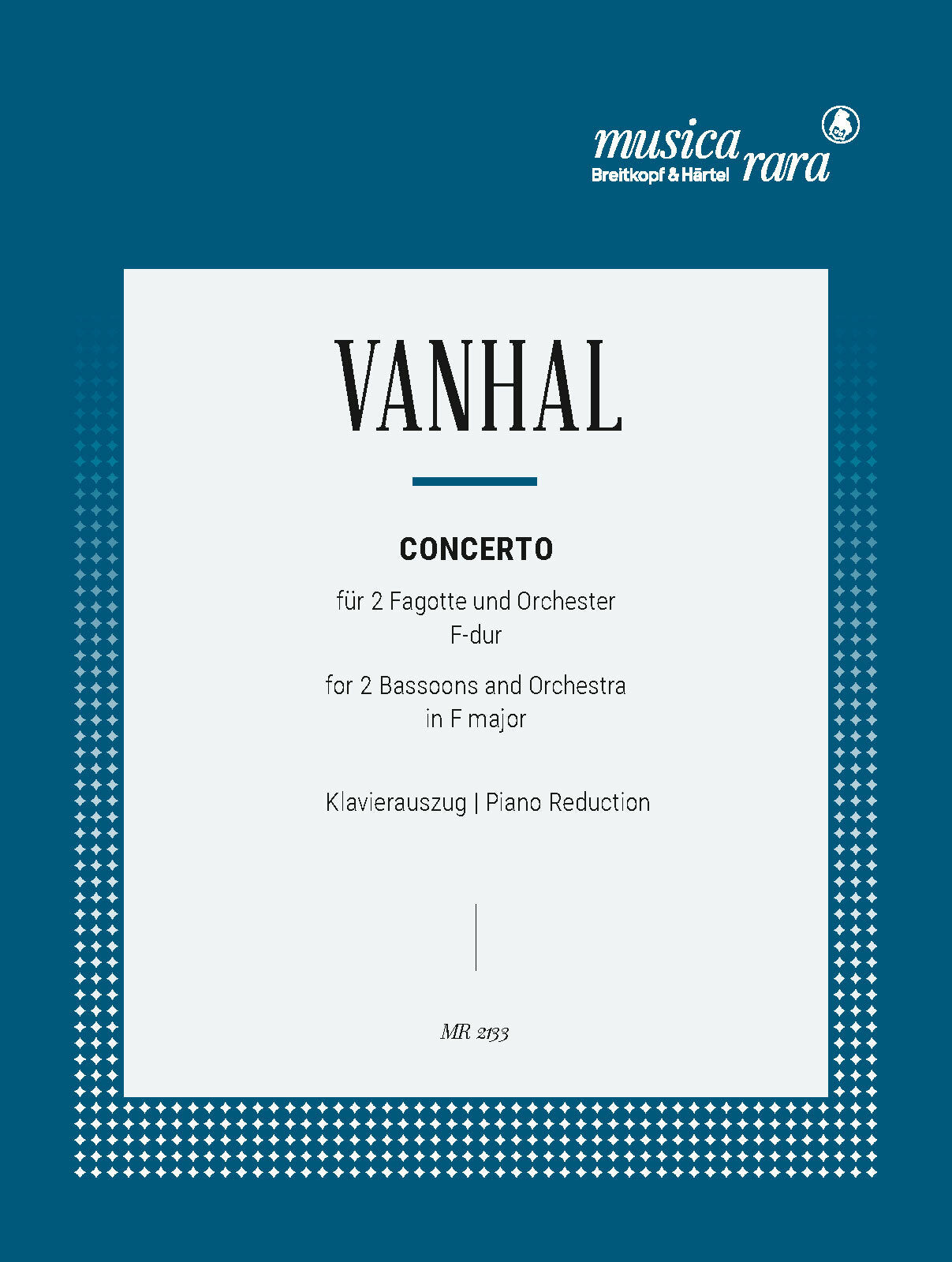 Konzert F-Dur für 2 Fagotte und Orchester
