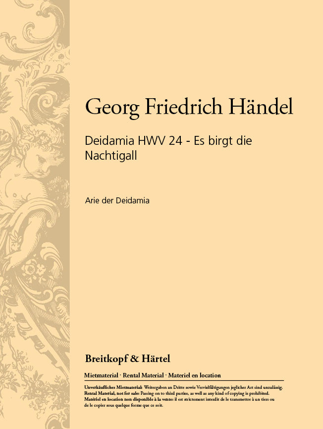 Deidamia / Es birgt die Nachtigall