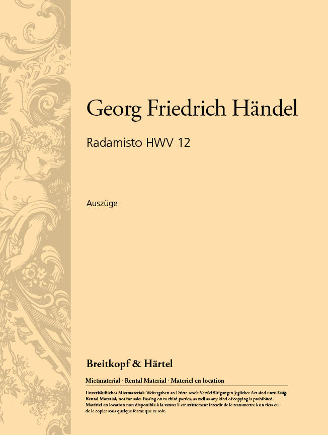 Radamisto / Jetzt muß ich mit ihm brechen
