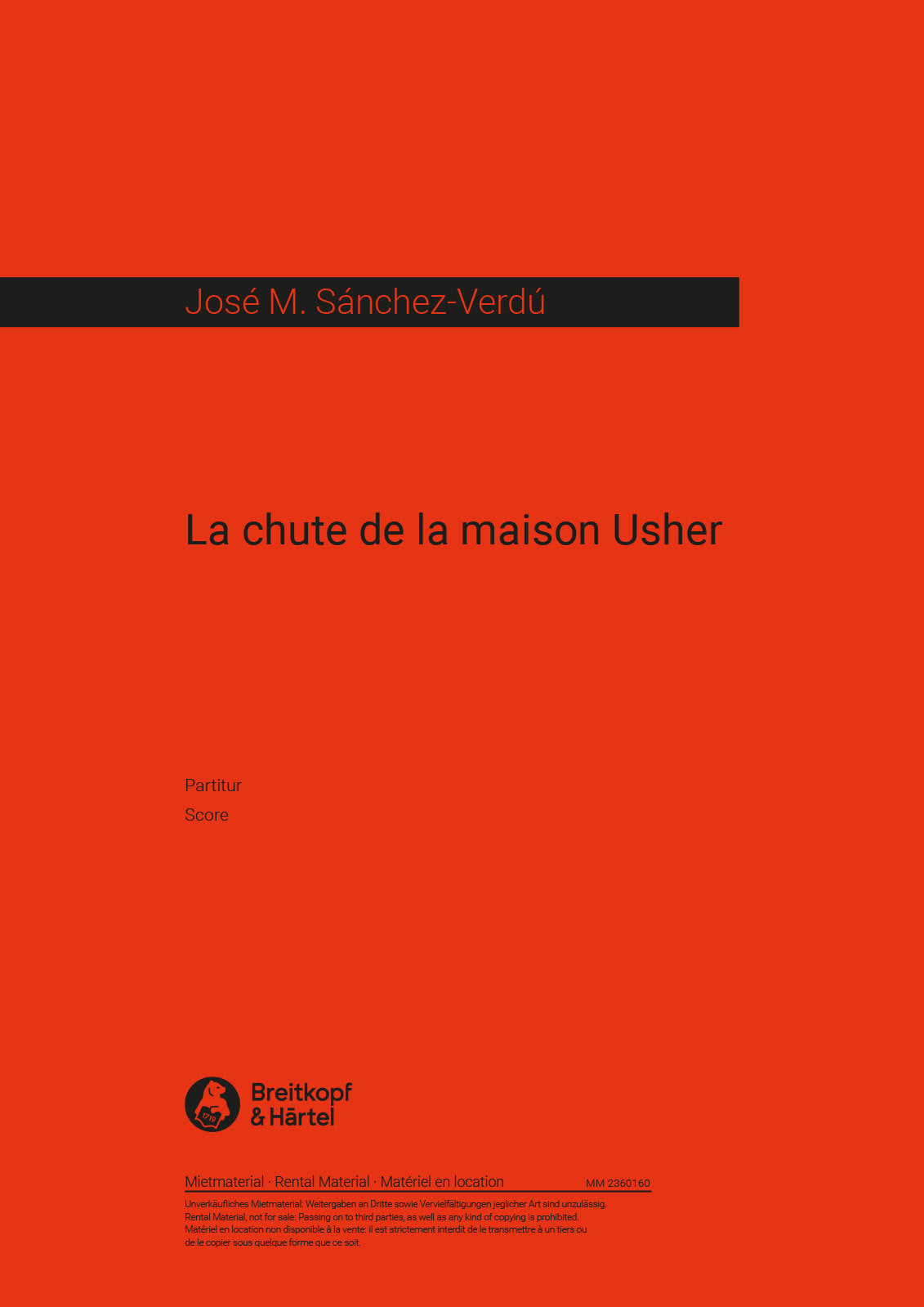 La chute de la Maison Usher