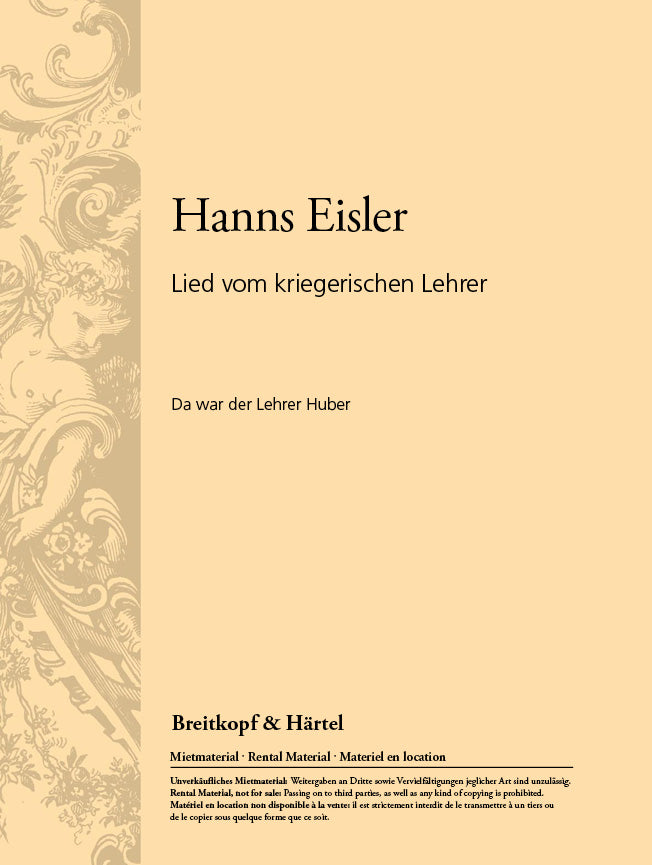 Lied vom kriegerischen Lehrer (1950)