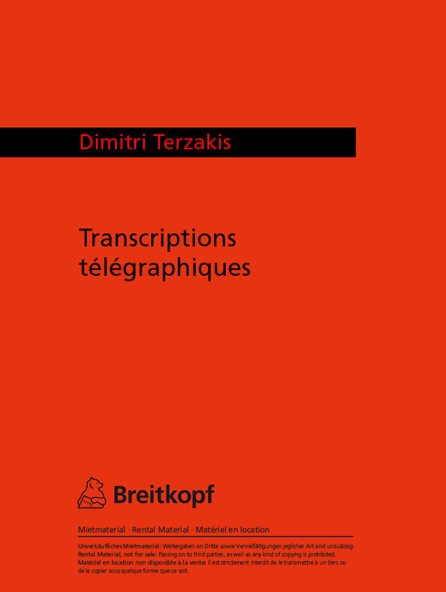 Transcriptions télégraphiques (1971)