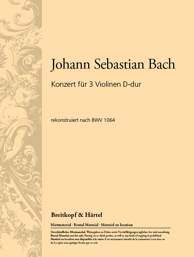 Konzert für 3 Violinen D-dur