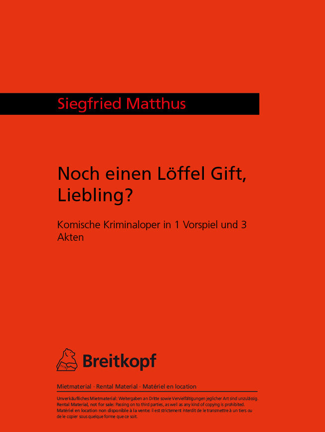 Noch einen Löffel Gift, Liebling? (1971)