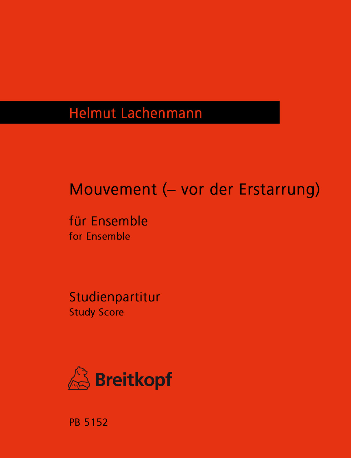 Mouvement (- vor der Erstarrung) (1982/84)