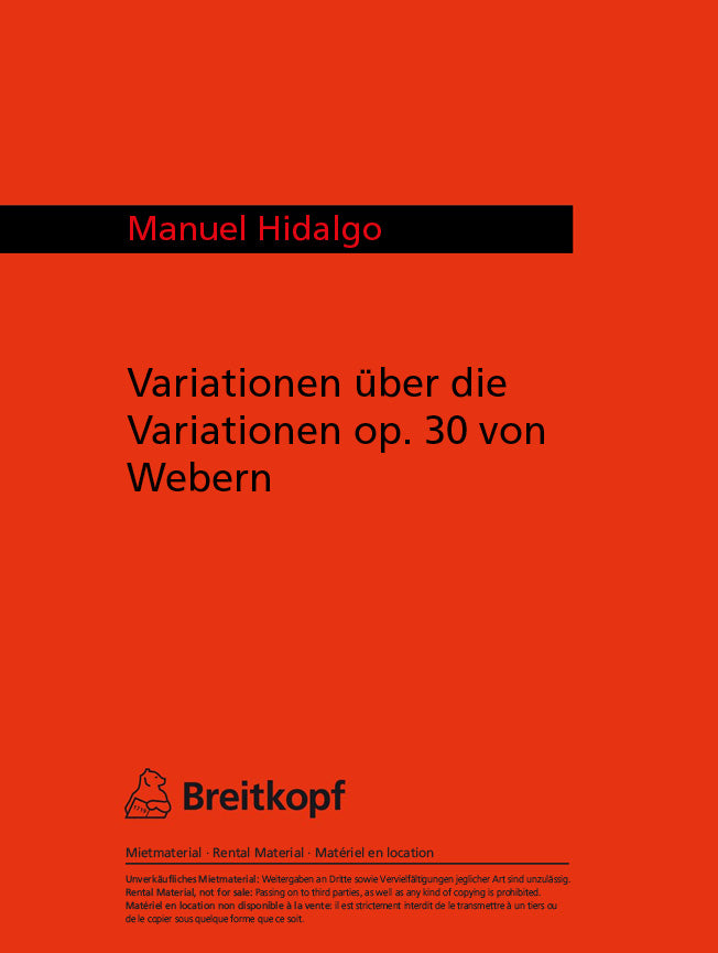 Variationen über die Variationen op. 30