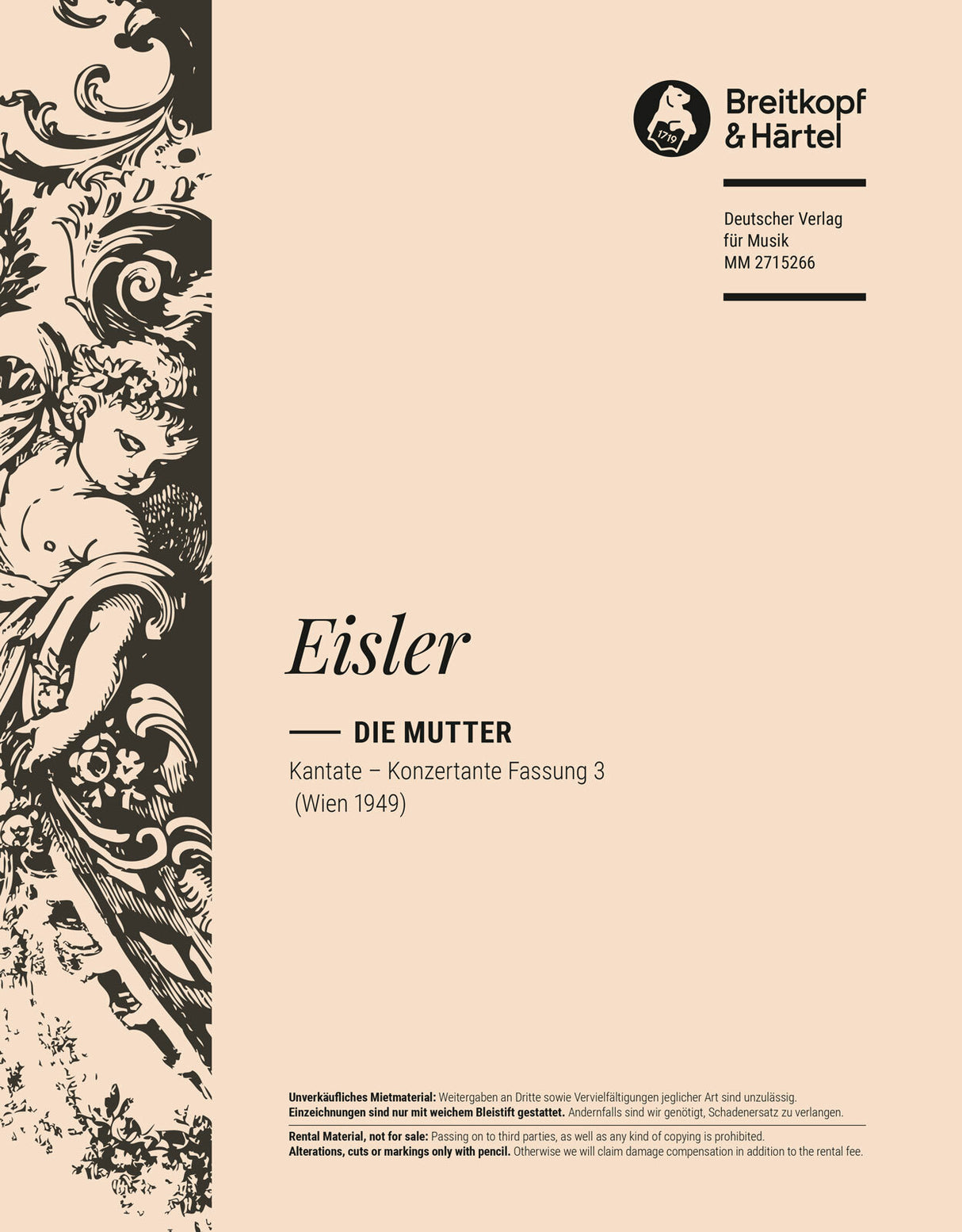 Mutter [Kantate - 2. Fassung (1949)]