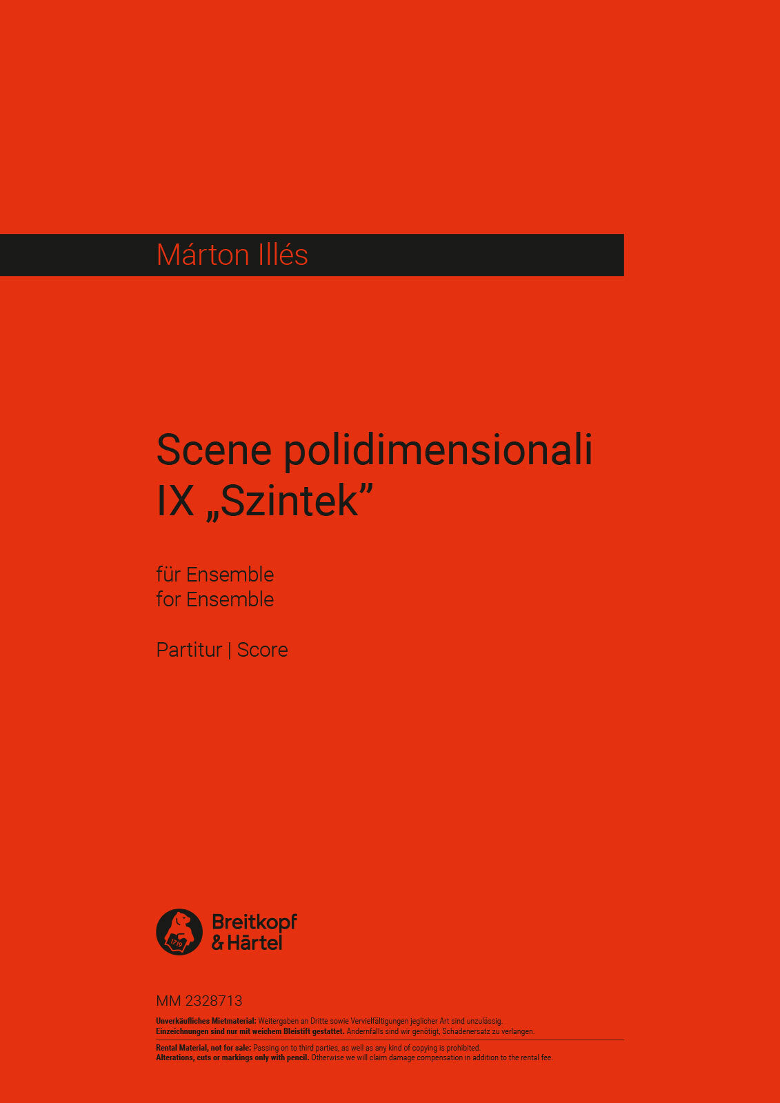 Scene polidimensionali IX 'Szintek'