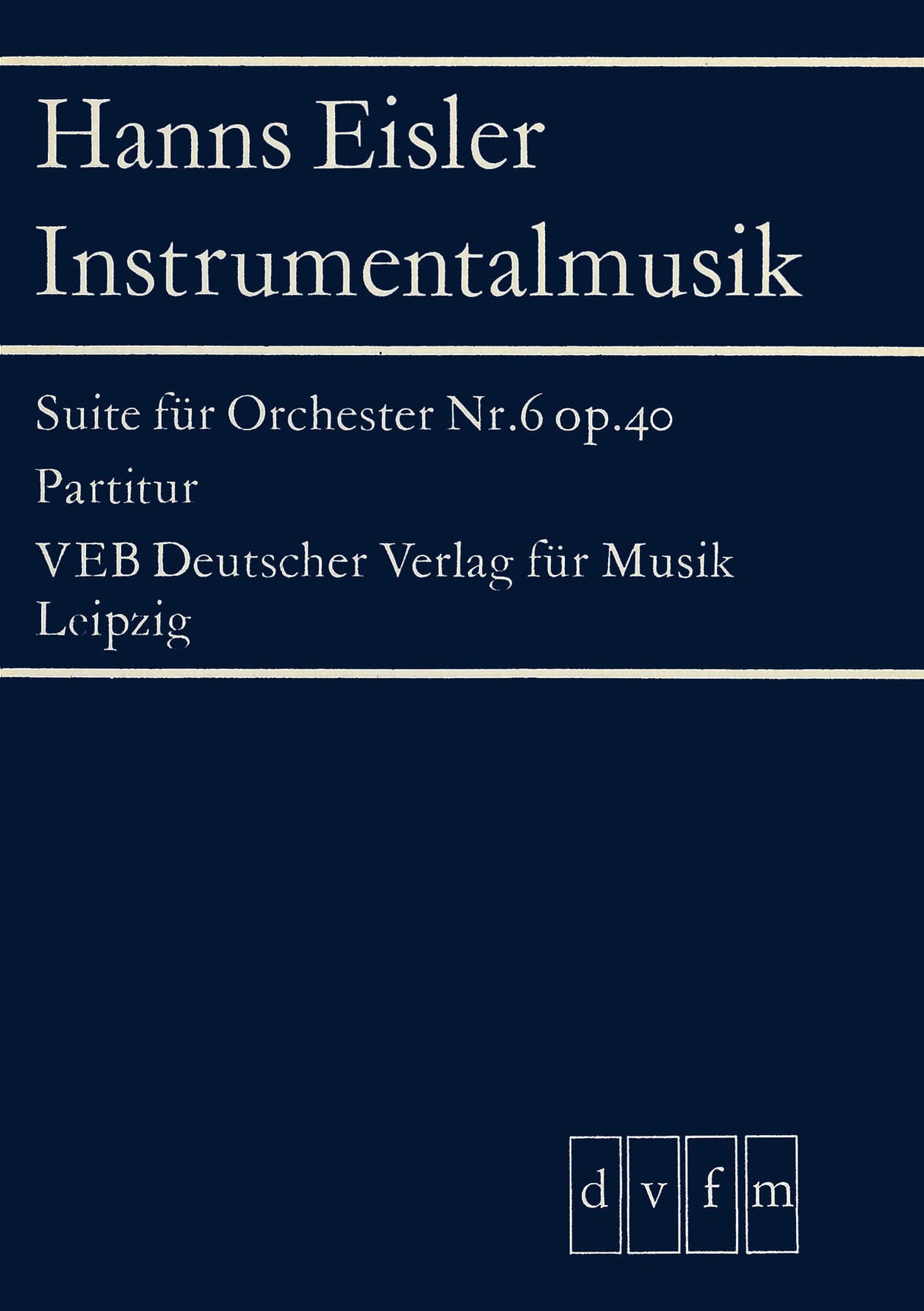 Suite für Orchester Nr. 6 (1933/34)