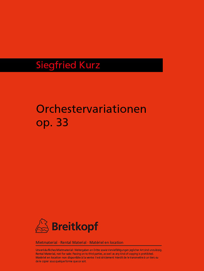 Orchestervariationen