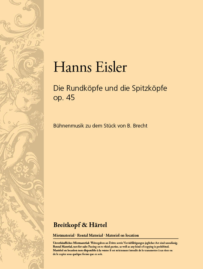 Rundköpfe und die Spitzköpfe, Die / Nr. 9: Lied