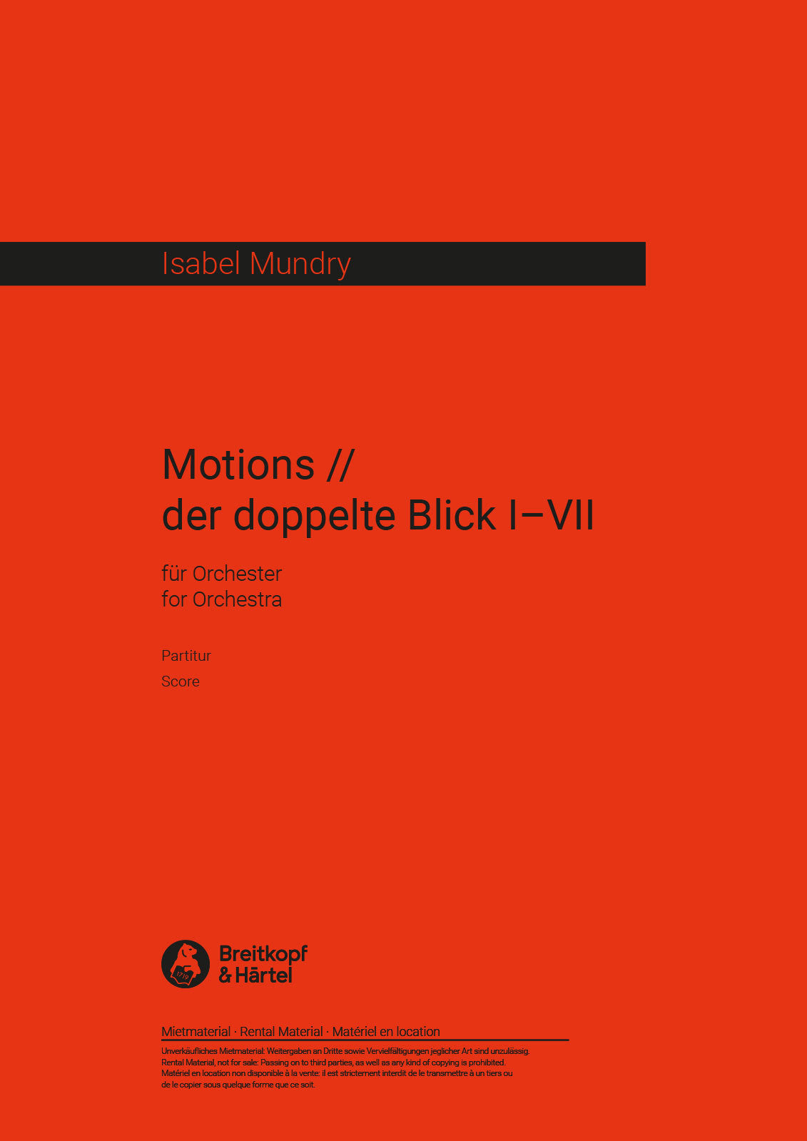 Motions // der doppelte Blick I-VII