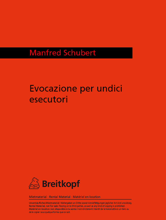 Evocazione per undici esecutori (1975)