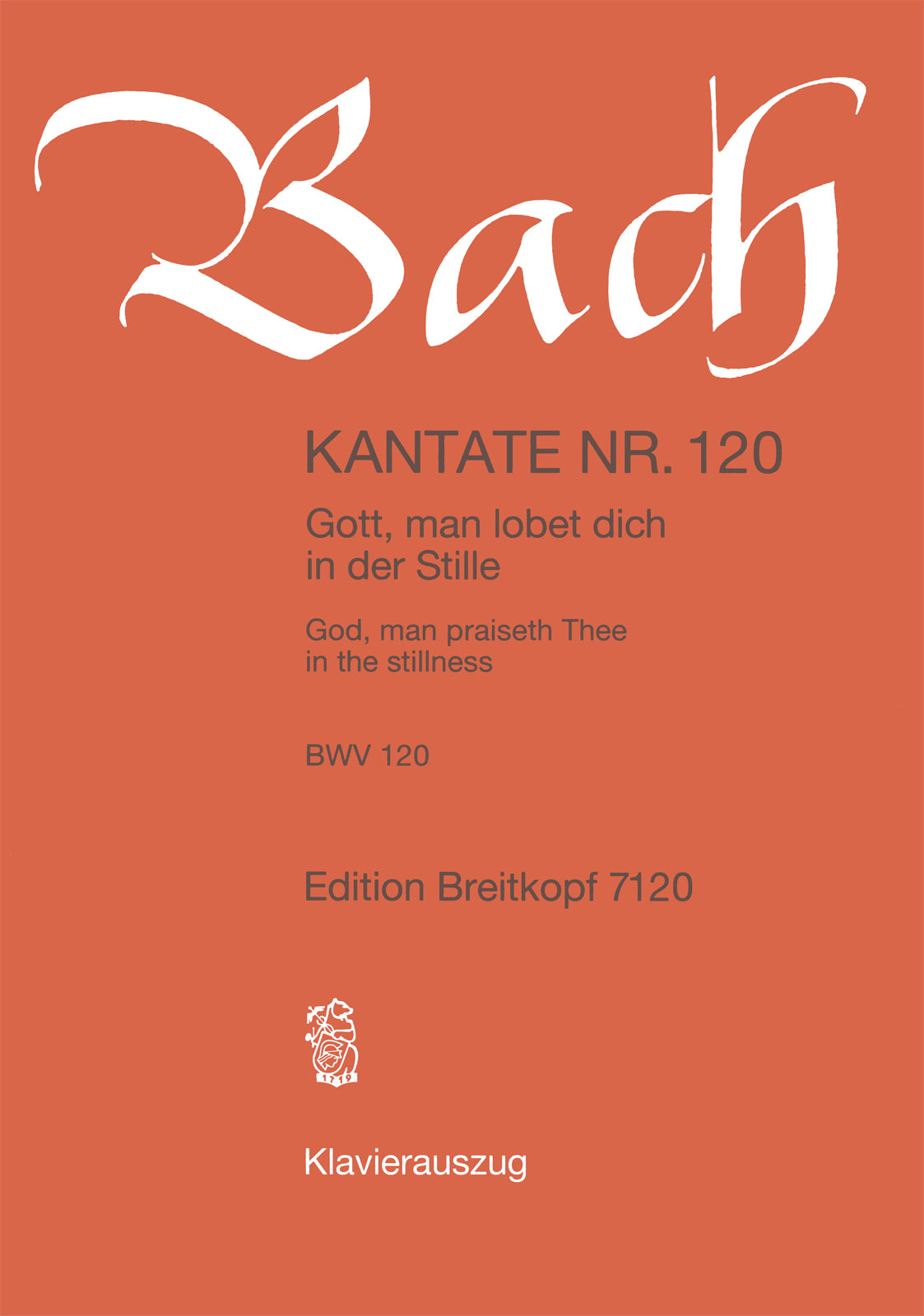 Gott, man lobet dich in der Stille