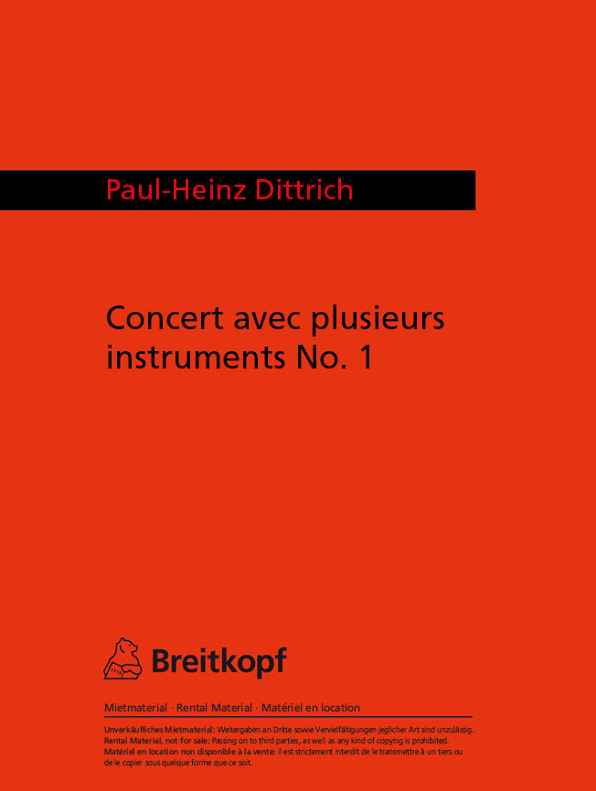 Concert avec plusieurs instruments No. 1 (1976)