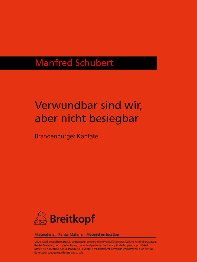 Verwundbar sind wir, aber nicht besiegbar (1991)