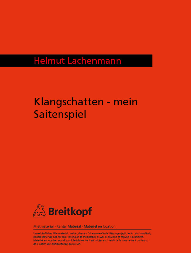 Klangschatten - mein Saitenspiel (1972)