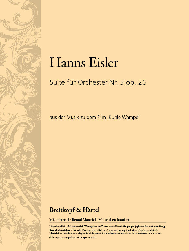 Suite für Orchester Nr. 3 (1931/63)