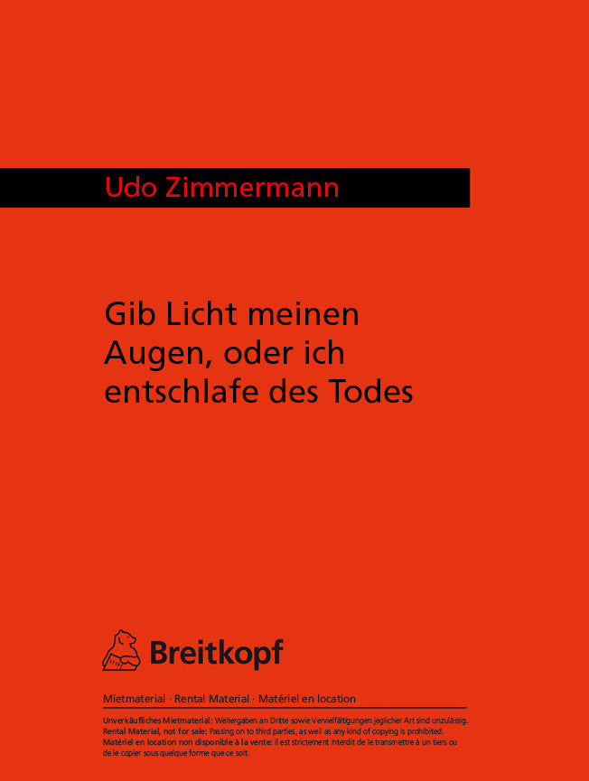 Gib Licht meinen Augen (1986)