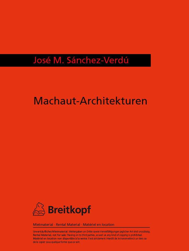 Machaut-Architekturen I-V