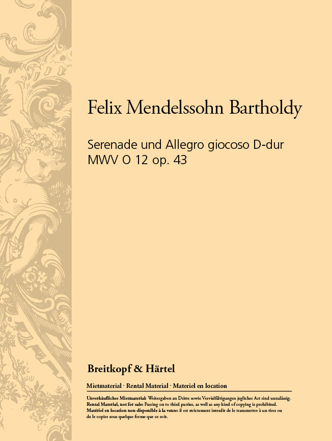 Serenade und Allegro giojoso D-dur