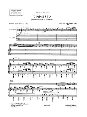 Milhaud: Cello Concerto No. 1, Op. 136