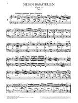 Beethoven: Bagatelles, Opp. 33, 119, 126
