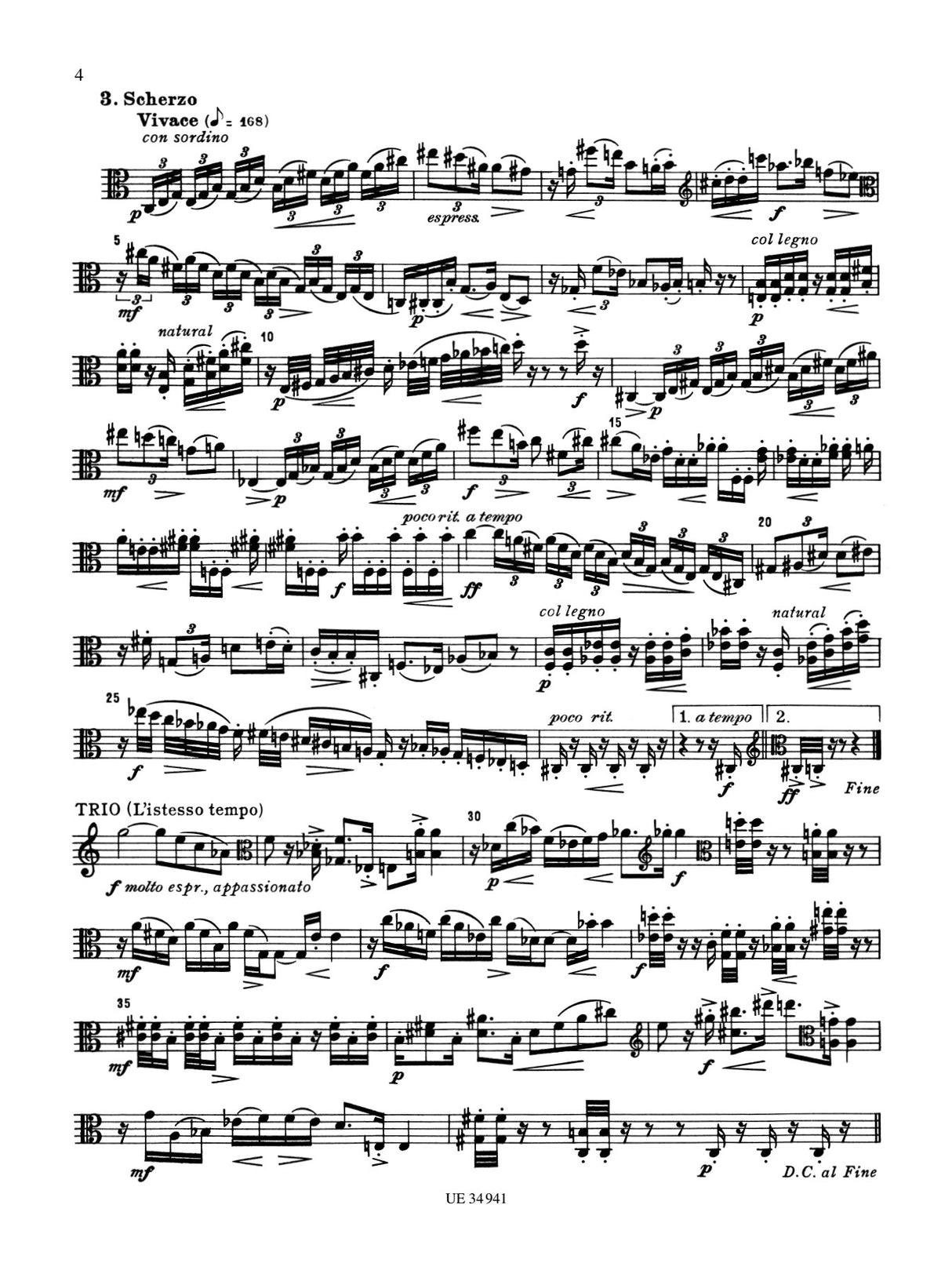 Krenek: Sonata for Solo Viola, Op. 92, No. 3