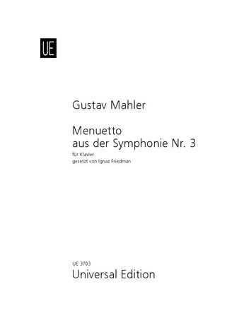 Mahler: Minuet from Symphony No. 3 (arr. for piano)