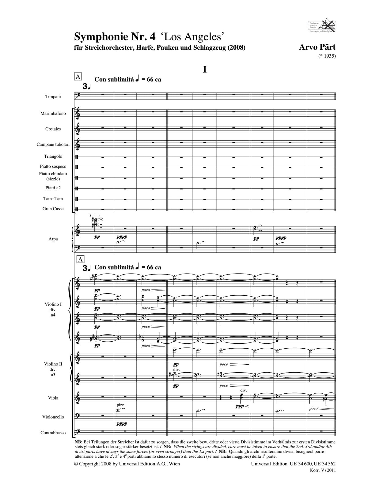 Pärt: Symphony No.4