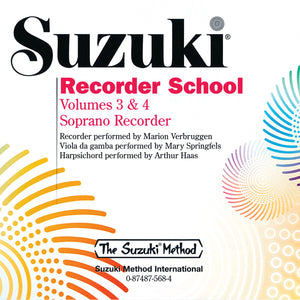 Suzuki Recorder School (Soprano) - Volume 3
