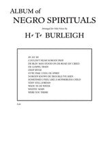 Burleigh: Album of Negro Spirituals