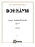 Dohnányi: Four Pieces, Op. 2