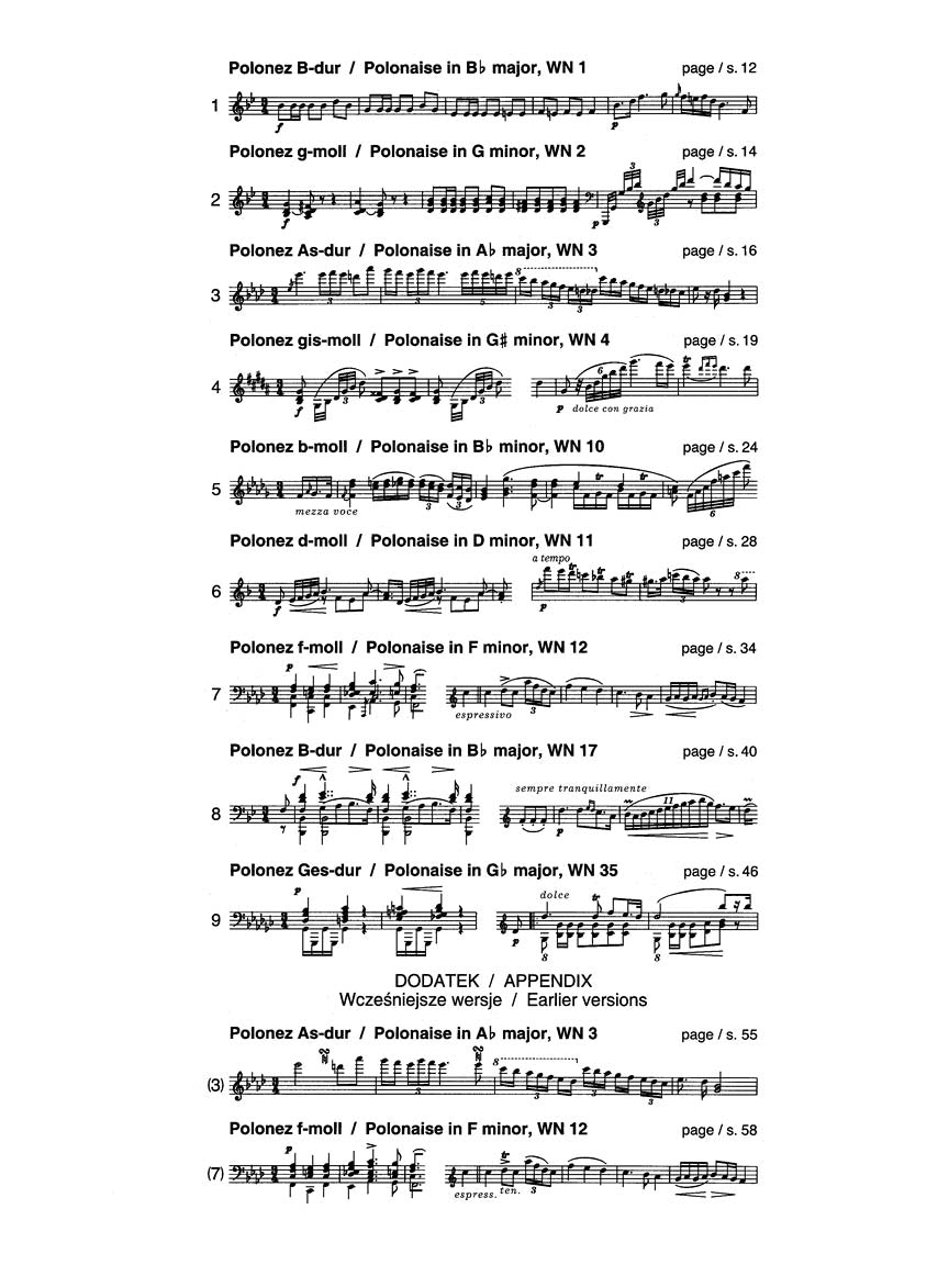 Chopin: Polonaises - Series B